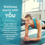 You Vites Yours Daily - Methylated Multivitamin - Iron-Free, Methyl B12, Methylfolate, CoQ10 - 60 Capsules